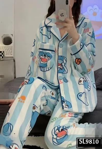 Blue Stripe Winter Pajama - 9810