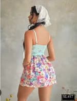 Crazy Floral Babydoll - 457