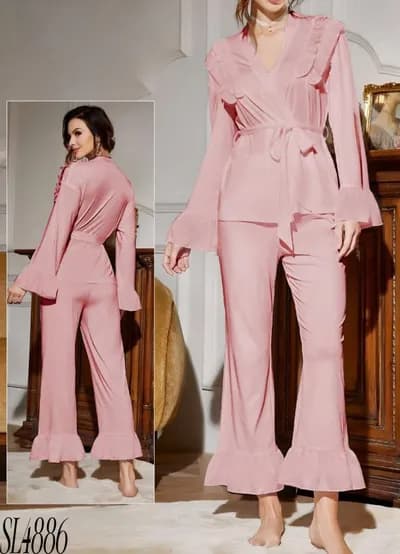 Feminine Kashmir Pajama - 4886