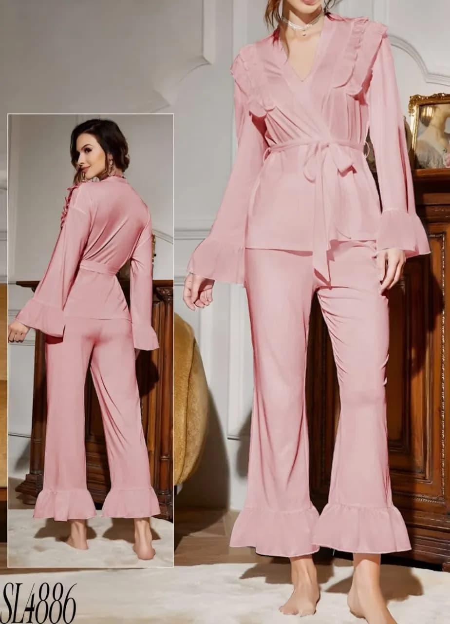 Feminine Kashmir Pajama - 4886