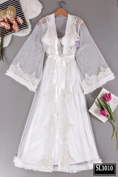 Luxury White Satin - 3010