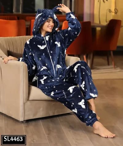 Navy Owl Jumpsuit - 4463