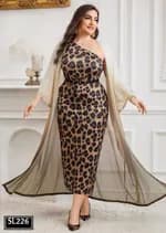 One-Shoulder Tiger Glam - 226