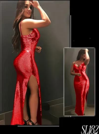 Sparkle Long Dress - 182