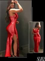 Sparkle Long Dress - 182