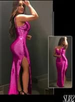 Sparkle Long Dress - 182