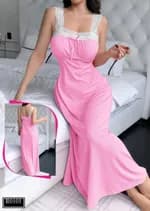 Sweet Pink Lace Maxi - R0101