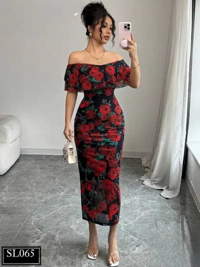 Rosé Romance Dress 065