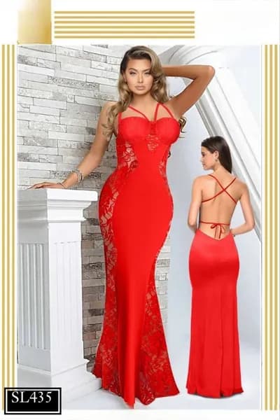 oyal Lace Evening Dress 435