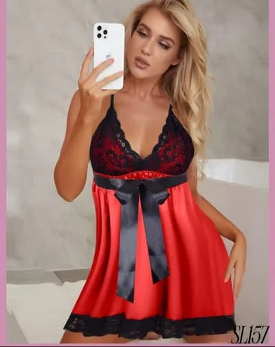 nchanting Satin Babydoll 157