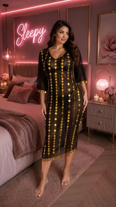 Desert Coin Dance Dress 777