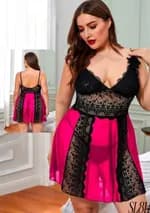 Elegant Lace Nightwear Set 814 2