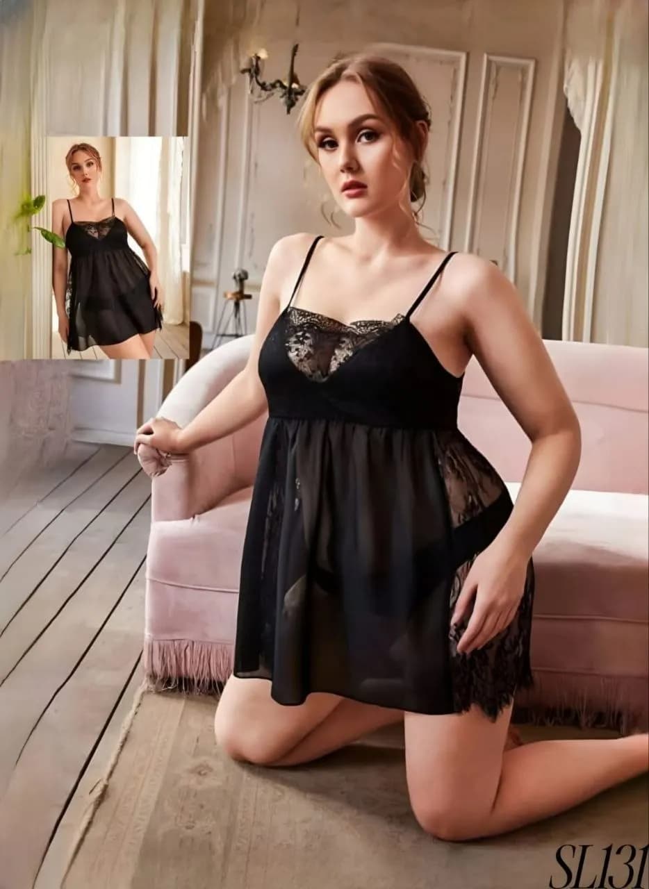 Feminine Lace Nightwear 131