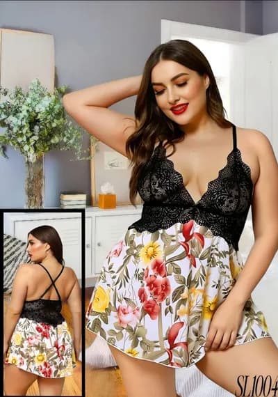 Romantic Bloom Babydoll 1004