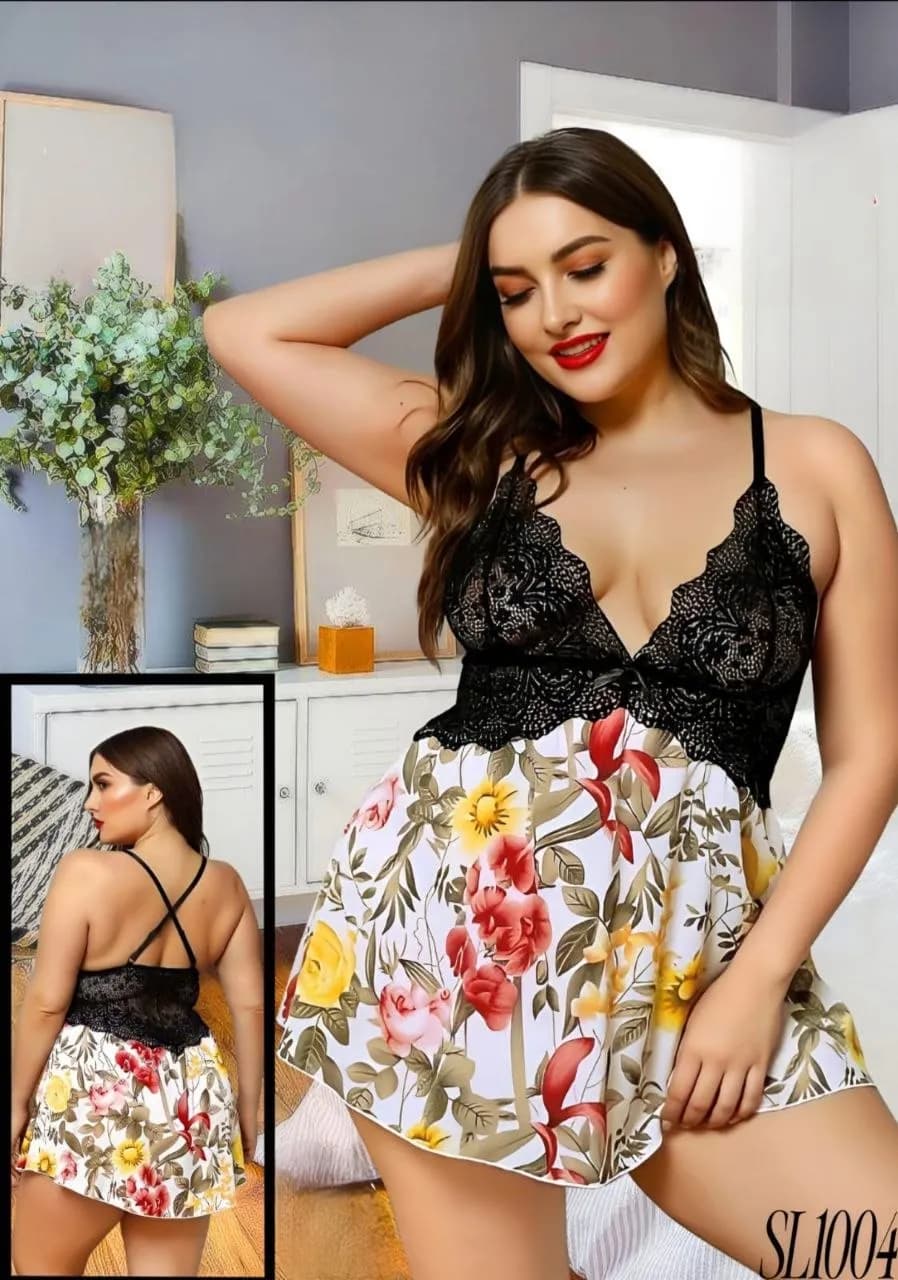 Romantic Bloom Babydoll 1004
