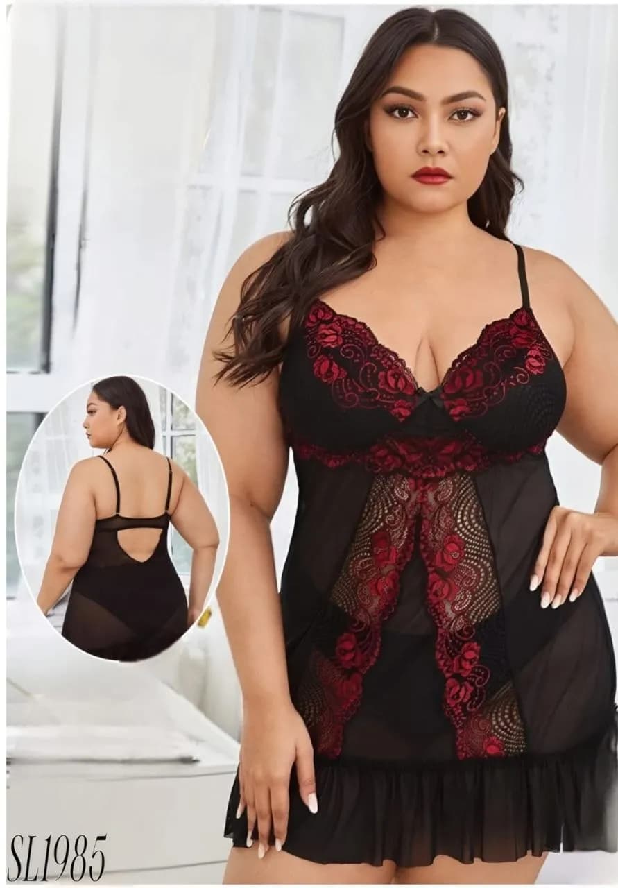 Ruby Lace Nightdress 1985