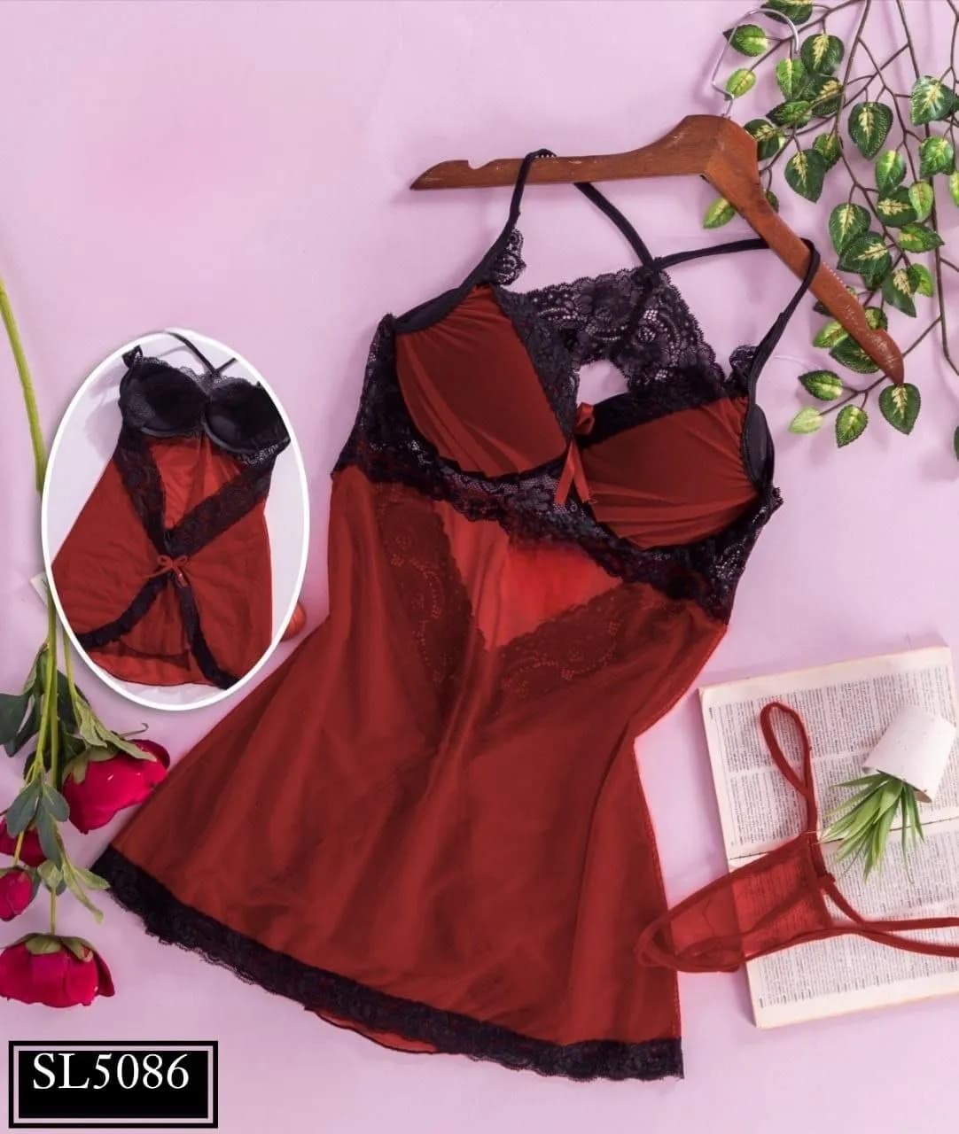 Romantic Bow Babydoll 5086